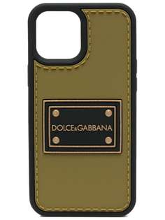 Dolce & Gabbana чехол для iPhone 12 Pro Max с нашивкой-логотипом