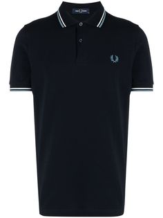 FRED PERRY рубашка поло с контрастной окантовкой