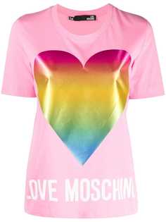 Love Moschino куртка с оборками и капюшоном
