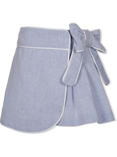 Lapin House юбка-шорты в полоску с запахом