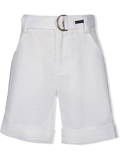 Lapin House шорты с подворотами и поясом