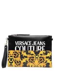 Versace Jeans Couture клатч с принтом Barocco