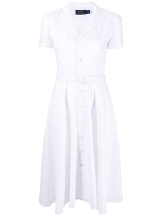 Polo Ralph Lauren платье-рубашка с английской вышивкой