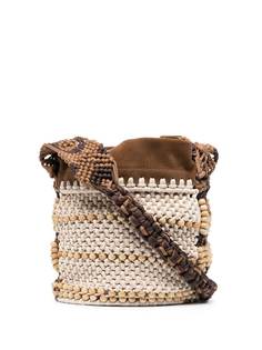 Alberta Ferretti плетеная сумка-сэтчел