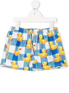 Mc2 Saint Barth Kids плавки-шорты с принтом Ducky