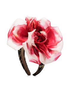 Dolce & Gabbana ободок с цветочной аппликацией