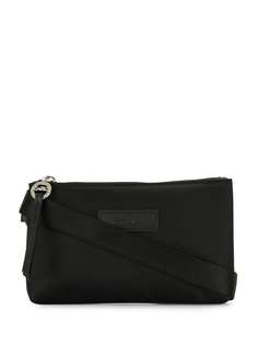 Longchamp клатч с нашивкой-логотипом