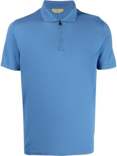 Corneliani рубашка поло с воротником на молнии