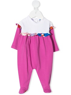 Emilio Pucci Junior комплект из пижамы и нагрудника с шапкой