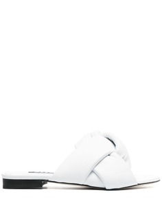 MSGM шлепанцы с плетеными ремешками