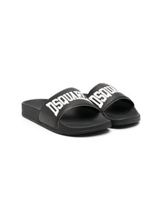 Dsquared2 Kids шлепанцы с логотипом
