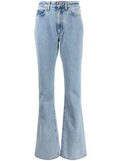 Alessandra Rich расклешенные джинсы с завышенной талией
