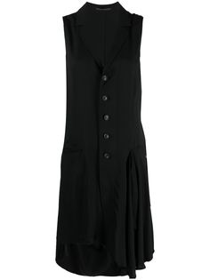 Yohji Yamamoto блузка без рукавов