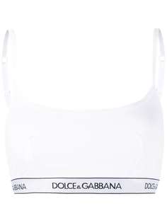Dolce & Gabbana бюстгальтер-бралетт с логотипом