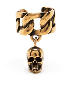 Alexander McQueen серьга-кафф с подвеской Skull