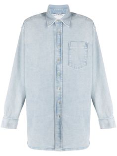 Acne Studios джинсовая рубашка оверсайз