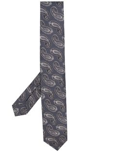 Kiton галстук с принтом пейсли