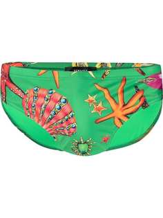 Versace плавки с принтом