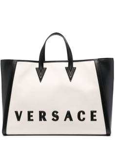 Versace сумка-тоут Cabas с логотипом