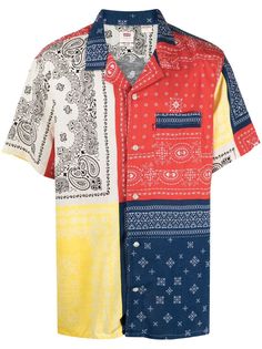 Levis рубашка Cubano с принтом пейсли
