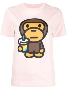 A BATHING APE® футболка с графичным принтом