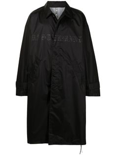 Mastermind Japan плащ оверсайз с логотипом