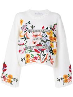 JW Anderson укороченный джемпер Oscar Wilde Capsule