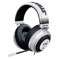 Гарнитура игровая RAZER Kraken Stormtrooper Ed, для компьютера и игровых консолей, мониторные, белый / черный [rz04-02830600-r3m1]