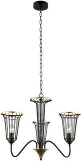 Люстра подвесная LUMIEN-HALL "Блис" (4016/3P-BK-GD)