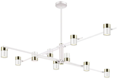 Люстра подвесная LUMIEN-HALL Sauris (LH8020/10P-WT-GD)