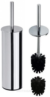 Ершик для унитаза BEMETA Omega, напольный/подвесной, хромированный (102313057)