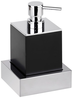 Дозатор для жидкого мыла BEMETA Gamma, настенный, черный (145409012)