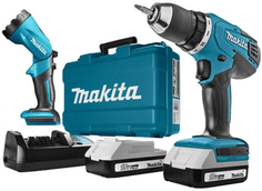 Аккумуляторная дрель-шуруповерт Makita DF457DWLE