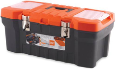 Ящик для инструментов ПЛАСТИК-ЦЕНТР Expert 22'', черный/оранжевый (ПЦ3732-1СРСВ)