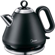 Электрочайник Midea MK-8027 (черный, серебристый)