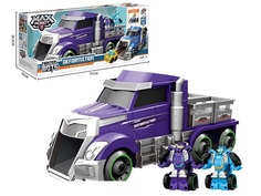 Игровой набор 1TOY Мой первый трансформер Трейлер, 45 см (фиолетовый)