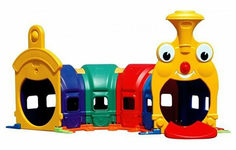 Игровой набор BabyStyle туннель &quot;Счастливый поезд&quot; 1150х110х122 см (разноцветный)