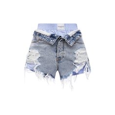 Джинсовые шорты Denim X Alexander Wang