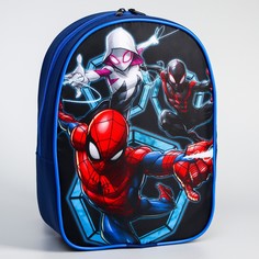 Рюкзак человек паук, 21*9*30, отд на молнии, синий Marvel