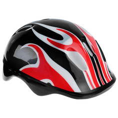 Шлем защитный детский ot-h6, размер m (55-58 см), цвет чёрный Onlitop