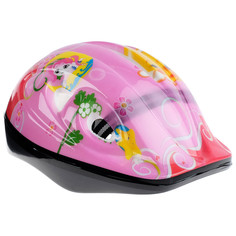 Шлем защитный детский ot-501, размер s (52-54 см), цвет розовый Onlitop