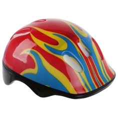 Шлем защитный детский ot-h6, размер m (55-58 см), цвет красный Onlitop