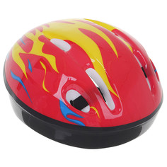 Шлем защитный детский ot-h6, размер s, 52-54 см, цвет красный Onlitop