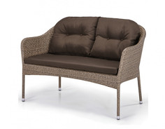 Плетеный диван из искусственного ротанга S54B-W56 Afina