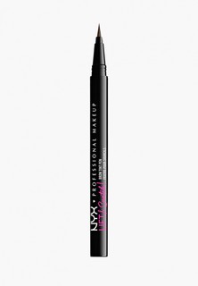 Тинт для бровей Nyx Professional Makeup "LIFT N SNATCH BROW TINT PEN", Оттенок 06, ASH BROWN