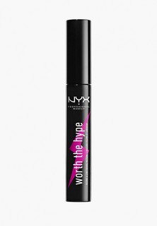 Тушь для ресниц Nyx Professional Makeup "Worth The Hype Volumizing & Lengthening Mascara", 01 Black, черная