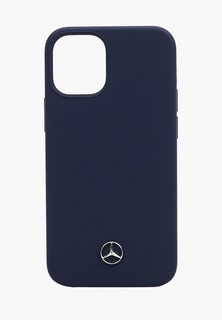 Чехол для iPhone Mercedes-Benz 12 mini (5.4), Liquid silicone Blue