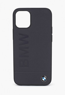 Чехол для iPhone BMW 12 mini (5.4), Signature Genuine leather Logo imprint Navy