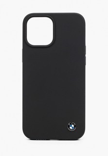Чехол для iPhone BMW 12 Pro Max (6.7), Signature Liquid silicone Black