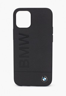 Чехол для iPhone BMW 12 mini (5.4), Signature Genuine leather Logo imprint Black
